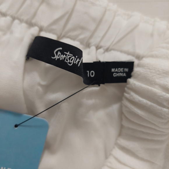 Sportsgirl Linen Blend Long Sleeve Baby Doll Dress Size 10 NWT - Picture 2 of 5